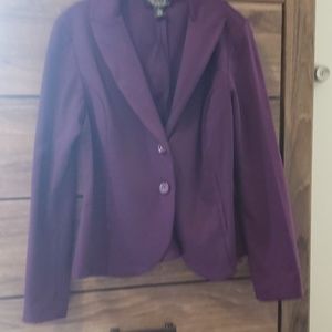 Purple blazer